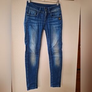 G-STAR Originals Raw 5204 Skinny Jeans. Womens size 24×32